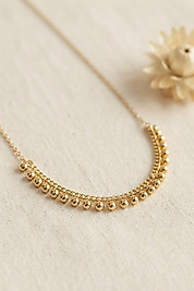 Gold Pirinç Topcuk Model Kadın Kolye 
BKO11251