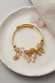 Pembe Kelebek Charmli Bileklik 
BB8734